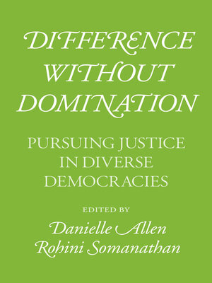 cover image of Difference without Domination